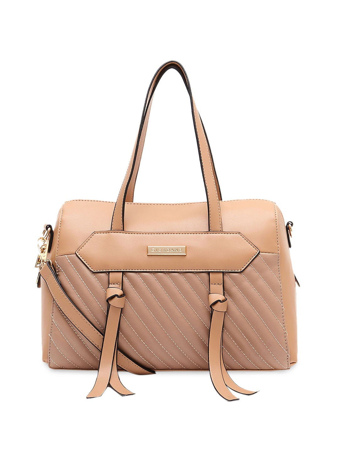 

GIORDANO Beige Solid Handheld Bag