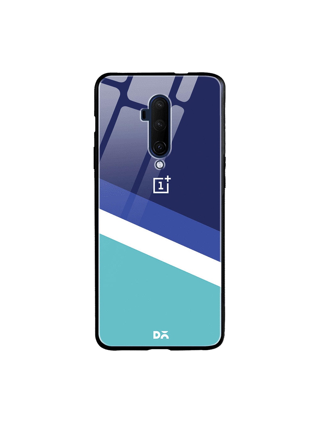 

DailyObjects Blue & White Aqua Angles OnePlus 7 Pro Glass Case