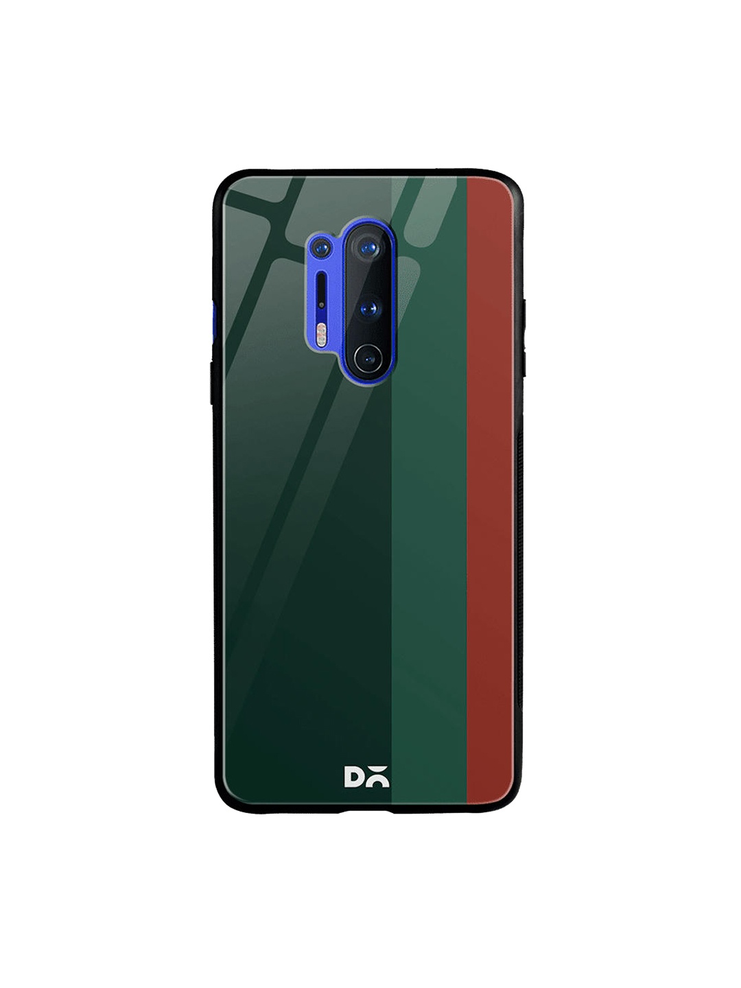 

DailyObjects Green & Red Vertical OnePlus 8 Pro Glass Case