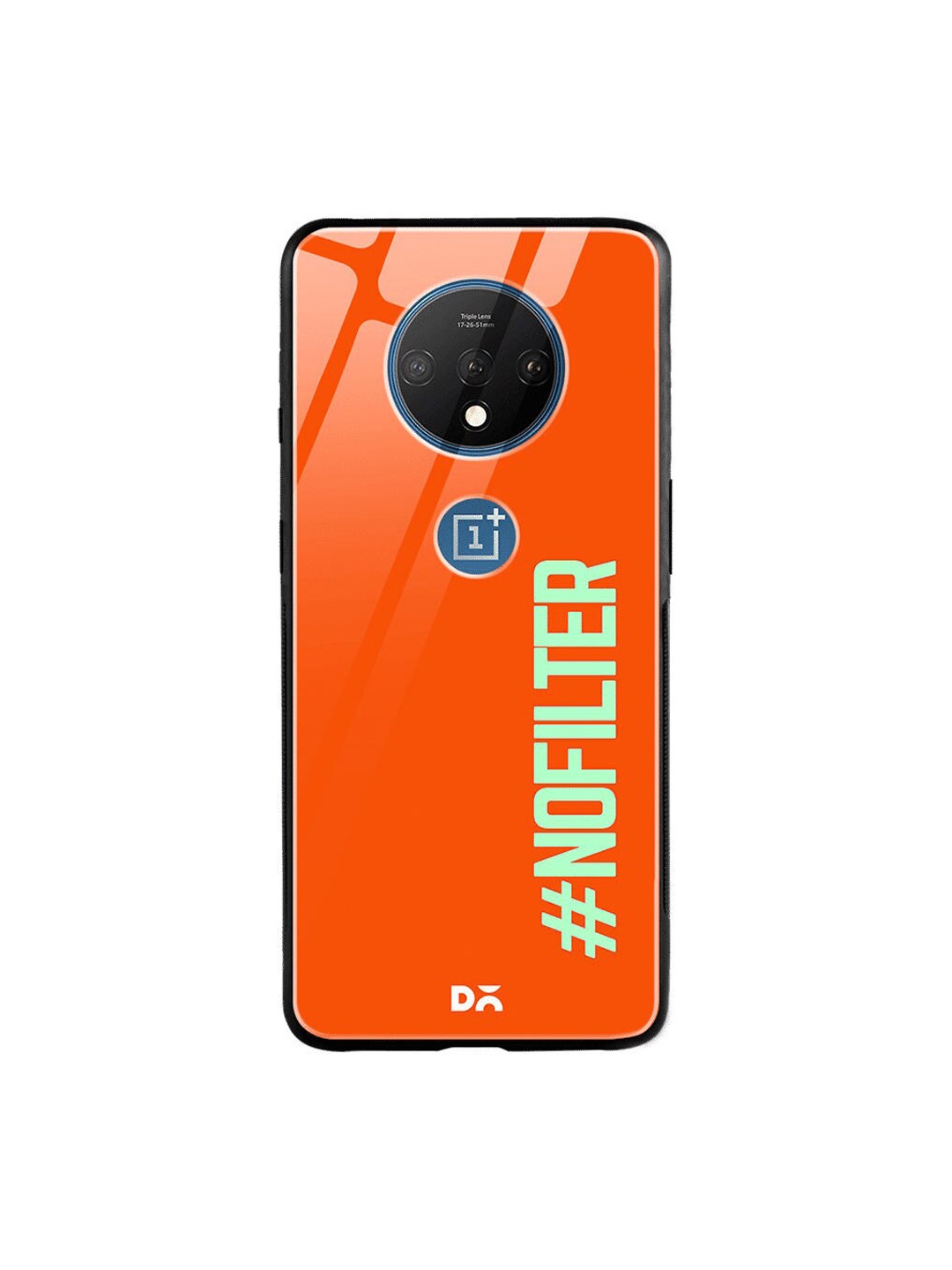 

DailyObjects Red & Green No Filter OnePlus 7T Glass Case