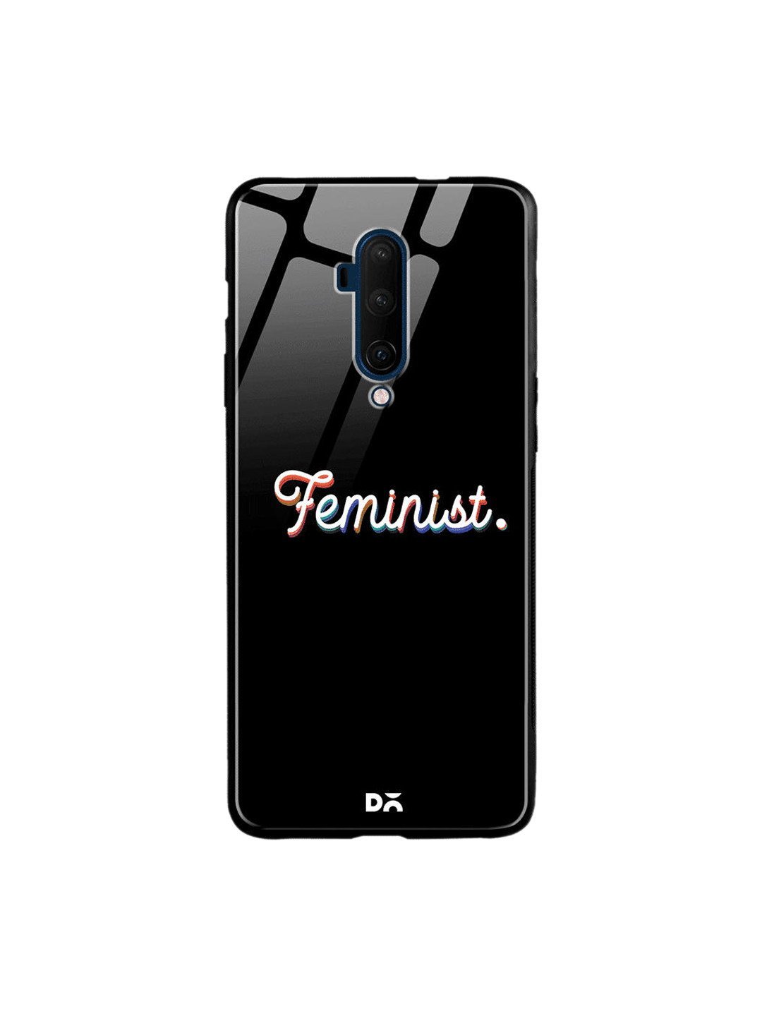 

DailyObjects Black & White The Feminist OnePlus 7 Pro Glass Case