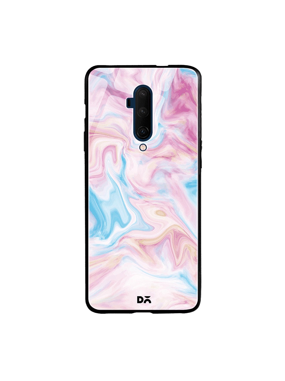 

DailyObjects Pink & Blue Pastel Marble OnePlus 7 Pro Glass Case