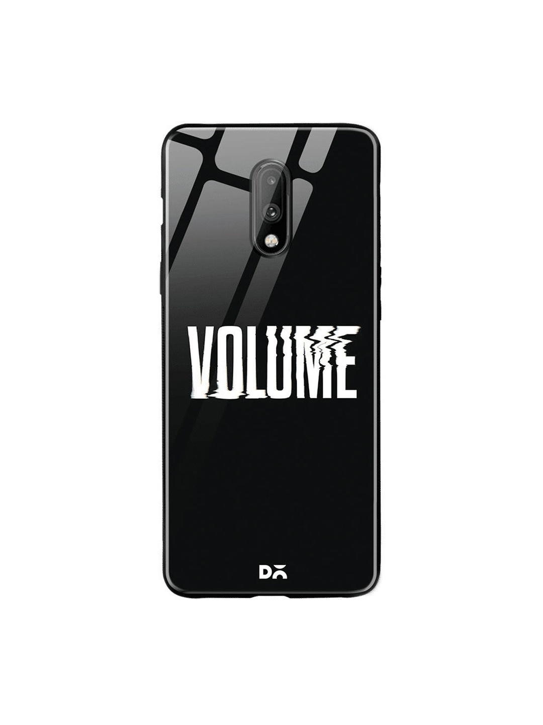 

DailyObjects Black & White Max Volume OnePlus 7 Glass Case