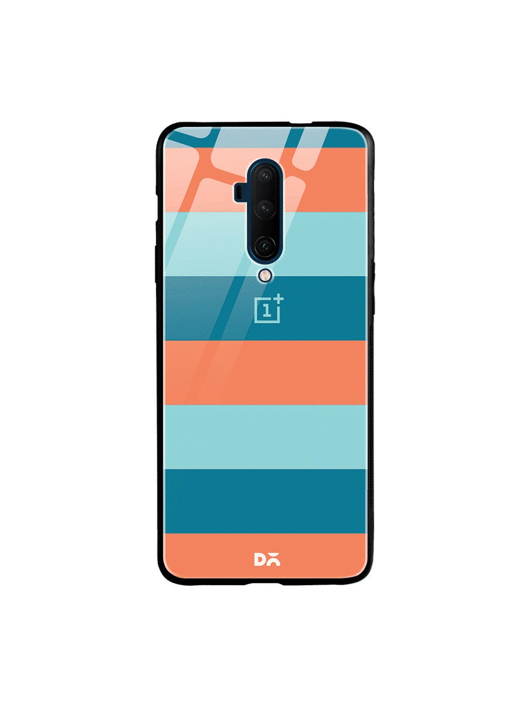 

DailyObjects Teal Blue & Orange Sumer Lines OnePlus 7 Pro Glass Case
