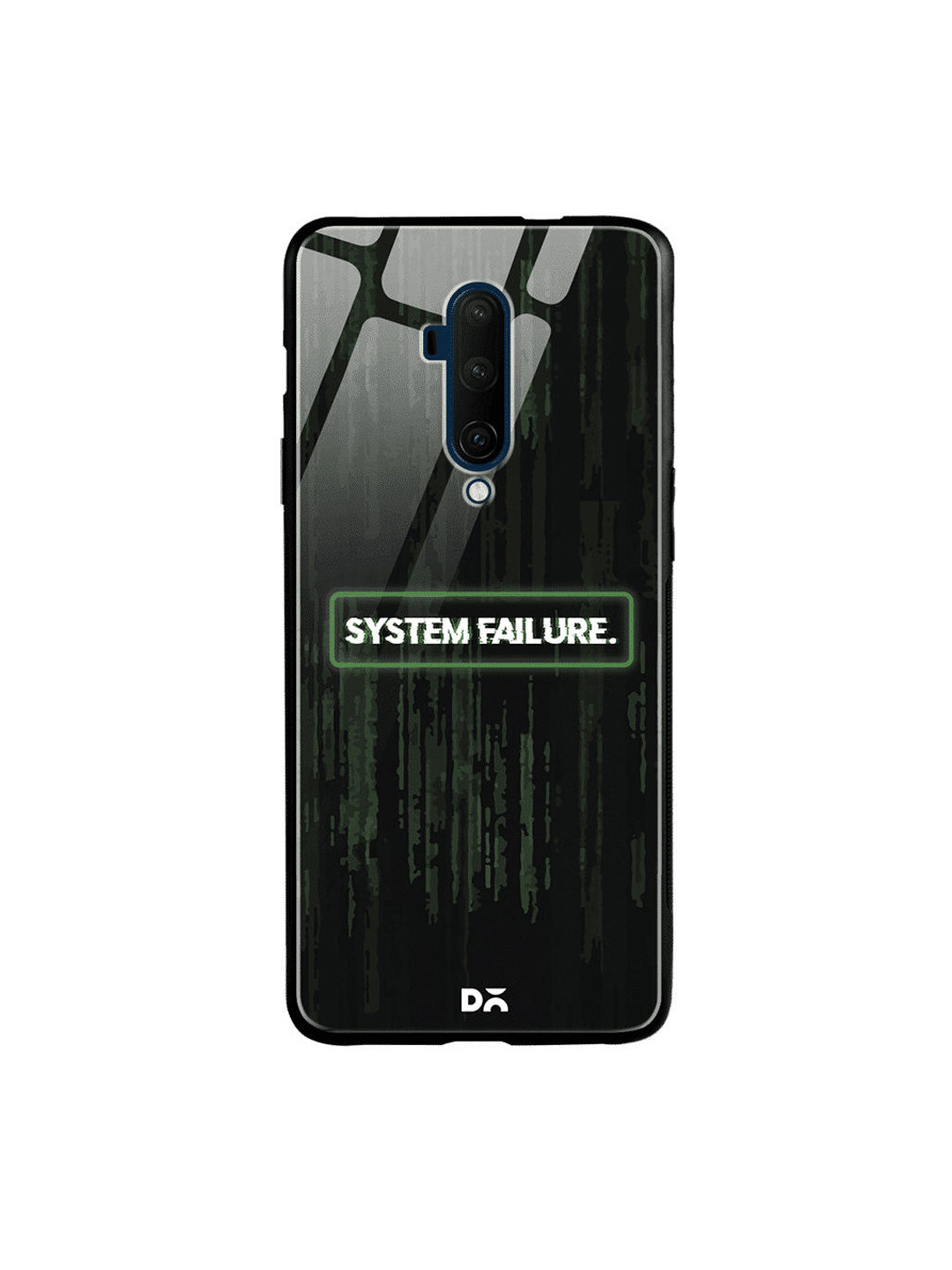 

DailyObjects Black & White System Failure OnePlus 7 Pro Glass Case