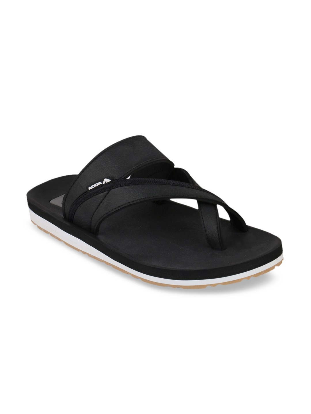 

Adda Men Black Solid Thong Flip-Flops