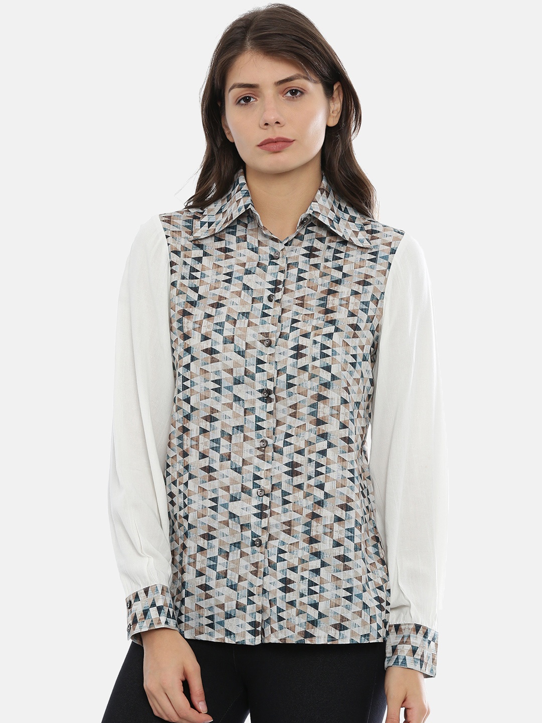 

IDK Women Multicoloured Printed Top, Multi