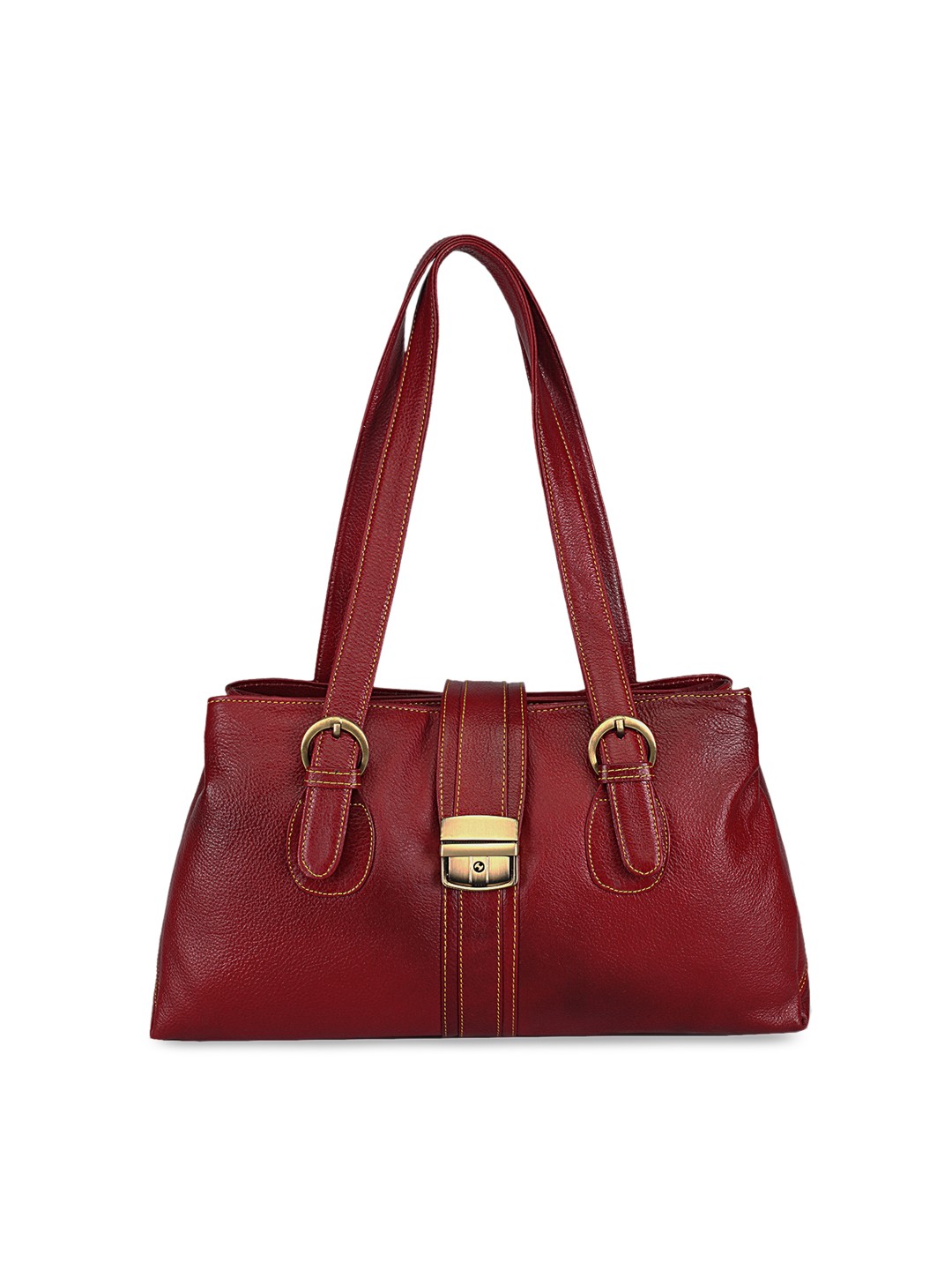 

GENWAYNE Red Solid Handheld Bag