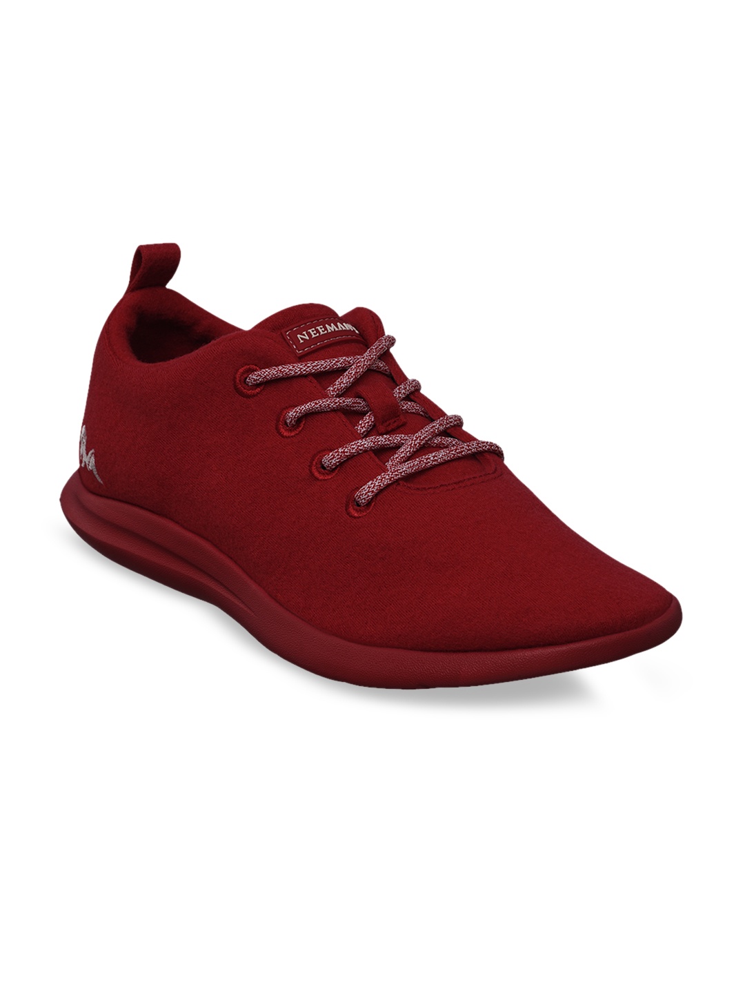 

NEEMANS Women Red Solid Merino Wool Sneakers