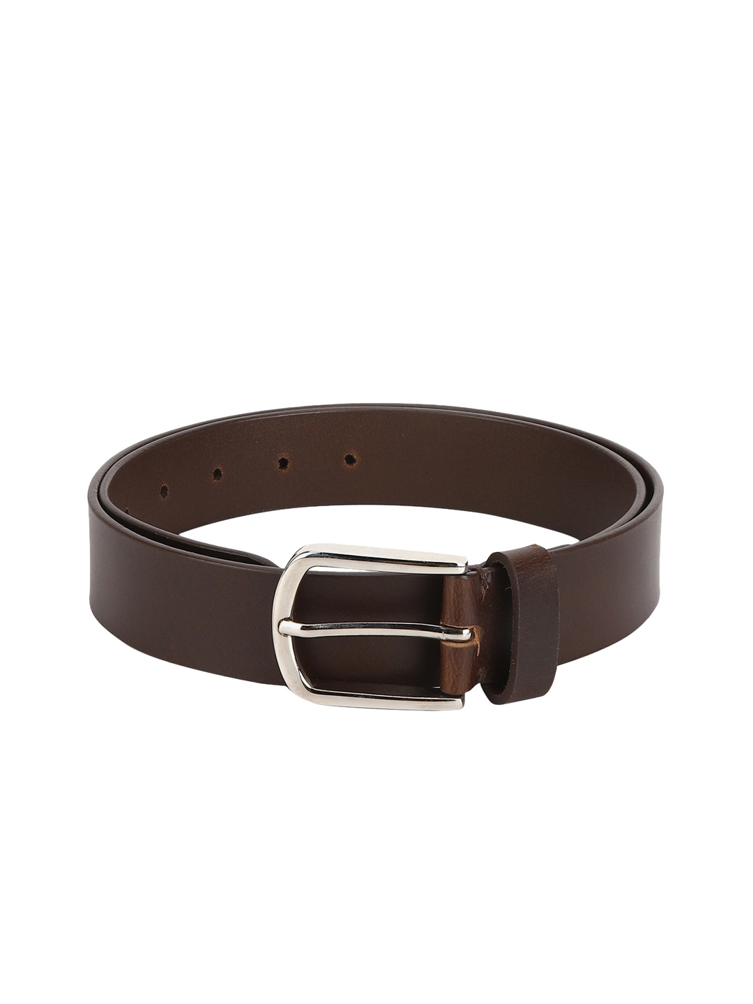 

Aditi Wasan Men Brown Solid Leather Belt