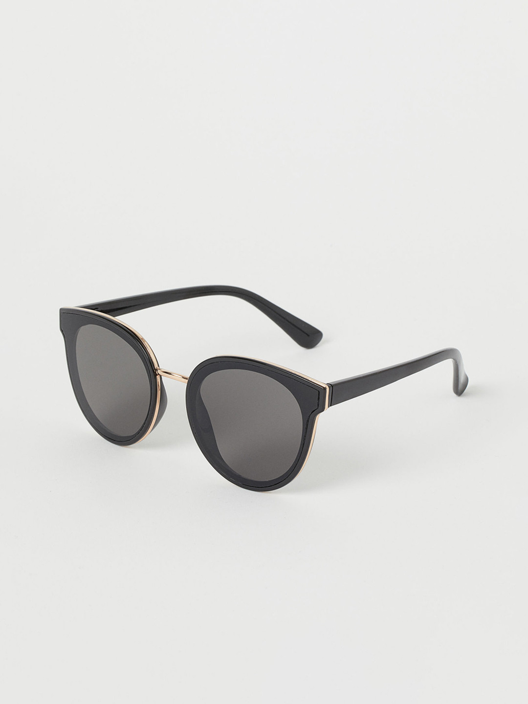 

H&M Women Black UV Protected Round Sunglasses 0848307001