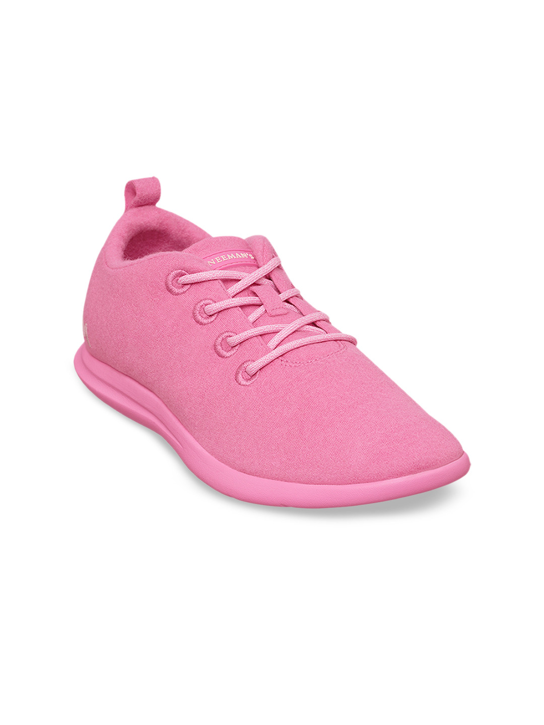 

NEEMANS Women Pink Solid Merino Wool Sneakers