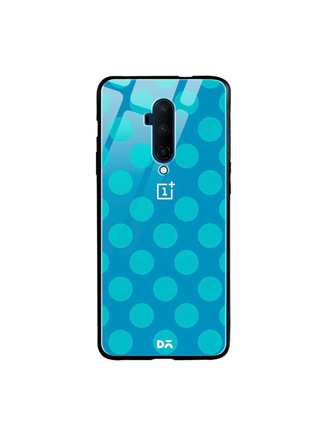 

DailyObjects Blue Polka OnePlus 7 Pro Glass Case