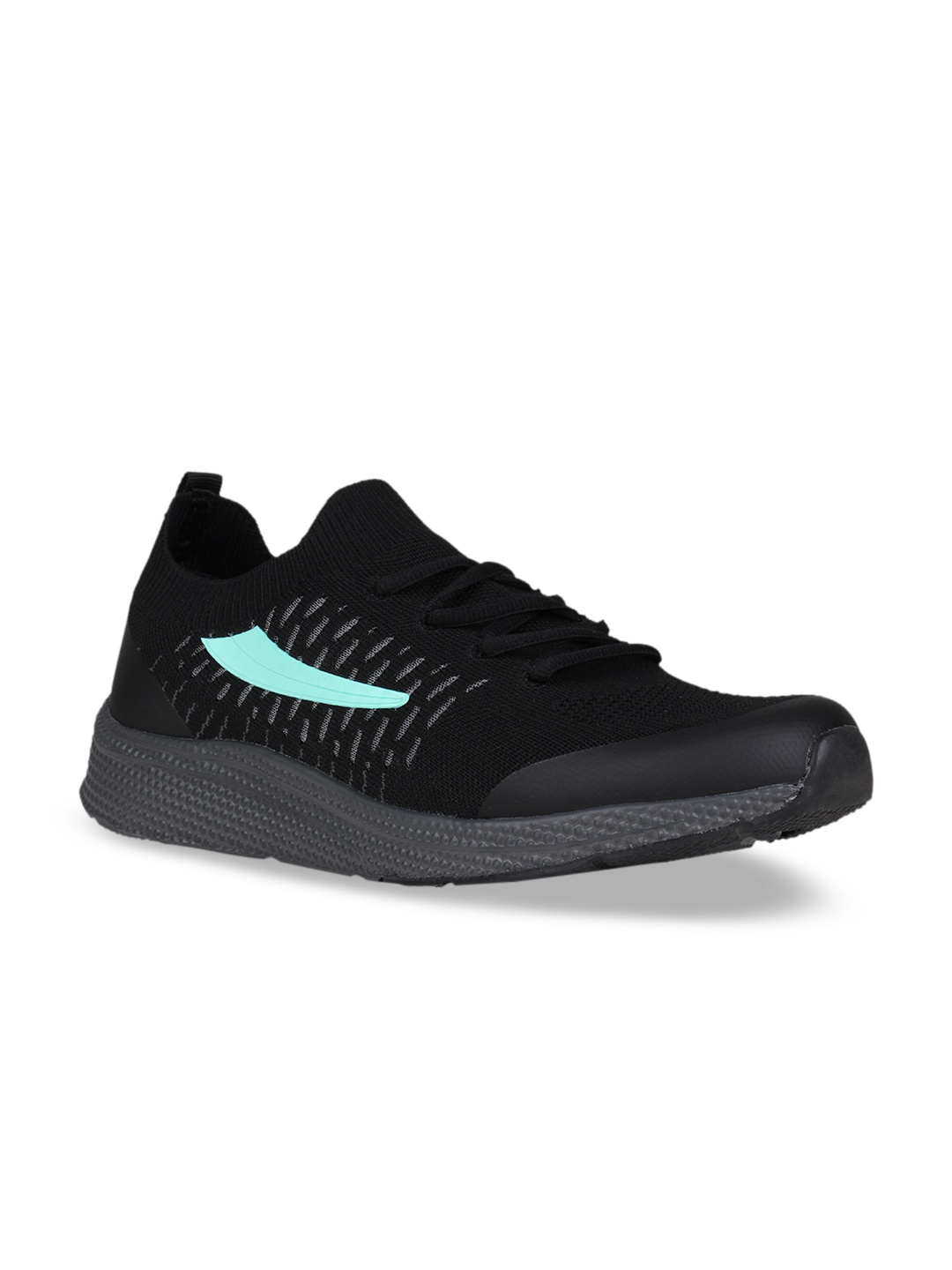 

FILA Men Black Woven Design Running Shoes