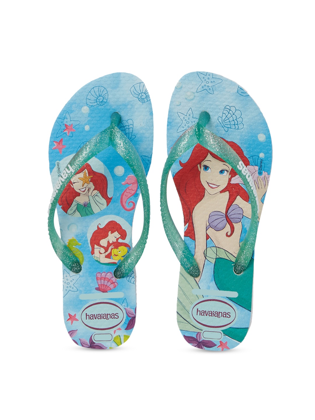 

Havaianas Girls Green Printed Thong Flip-Flops