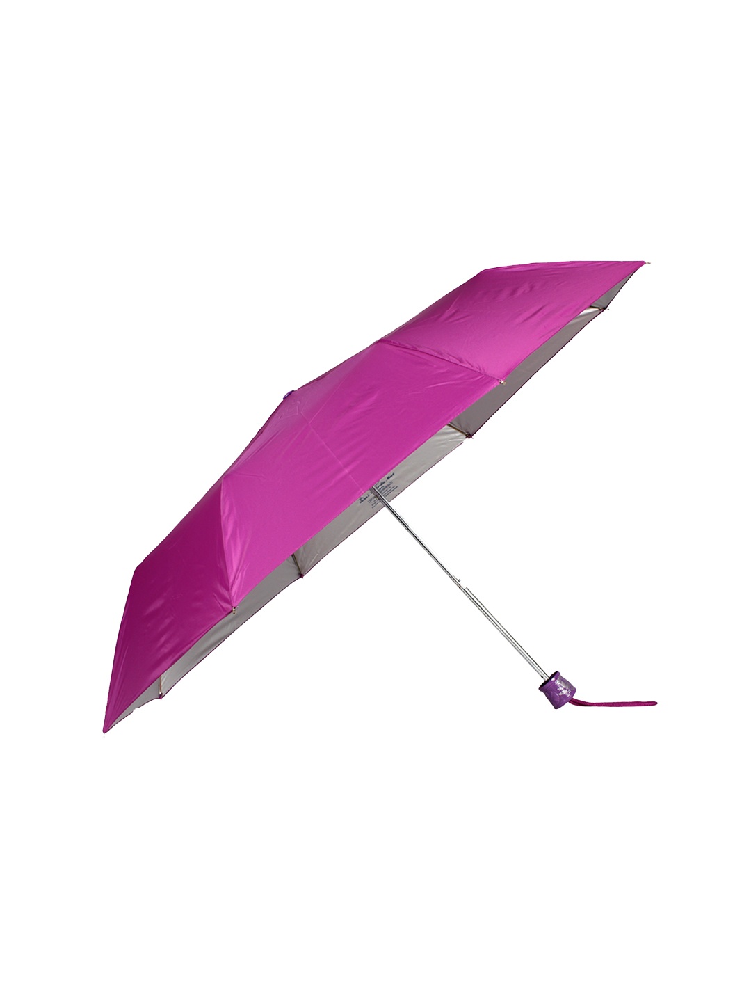 

Johns Unisex Violet Solid 3-Fold 545 Moon Silver Umbrella