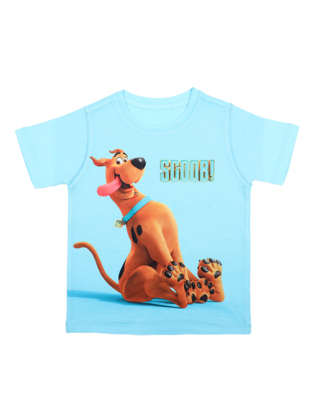 

Scooby-Doo Boys Blue & Brown Printed Round Neck T-shirt