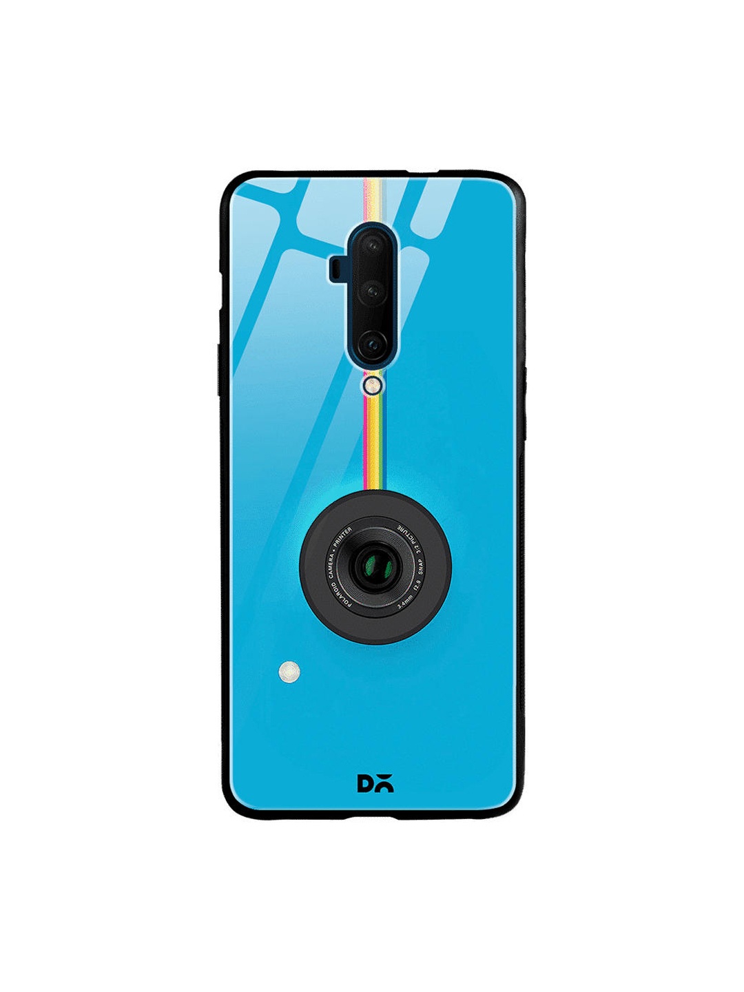 

DailyObjects Blue & Grey Polaroid Camera OnePlus 7 Pro Glass Case