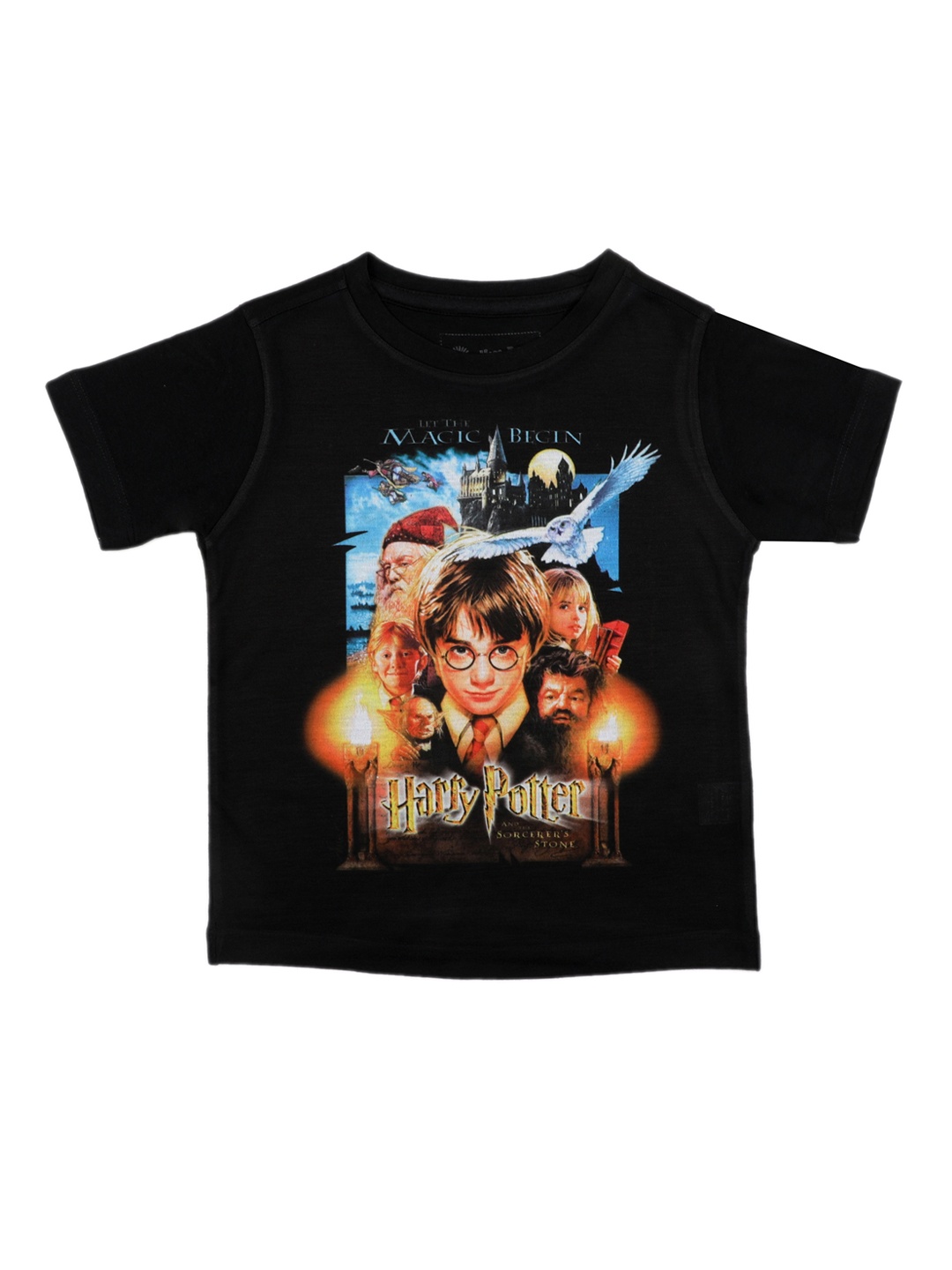 

Harry Potter Boys Black Printed Round Neck T-shirt