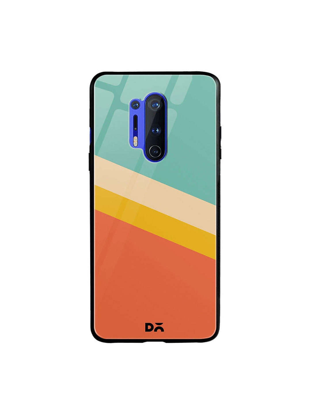 

DailyObjects Green & Orange Tropical Angles OnePlus 8 Pro Glass Case