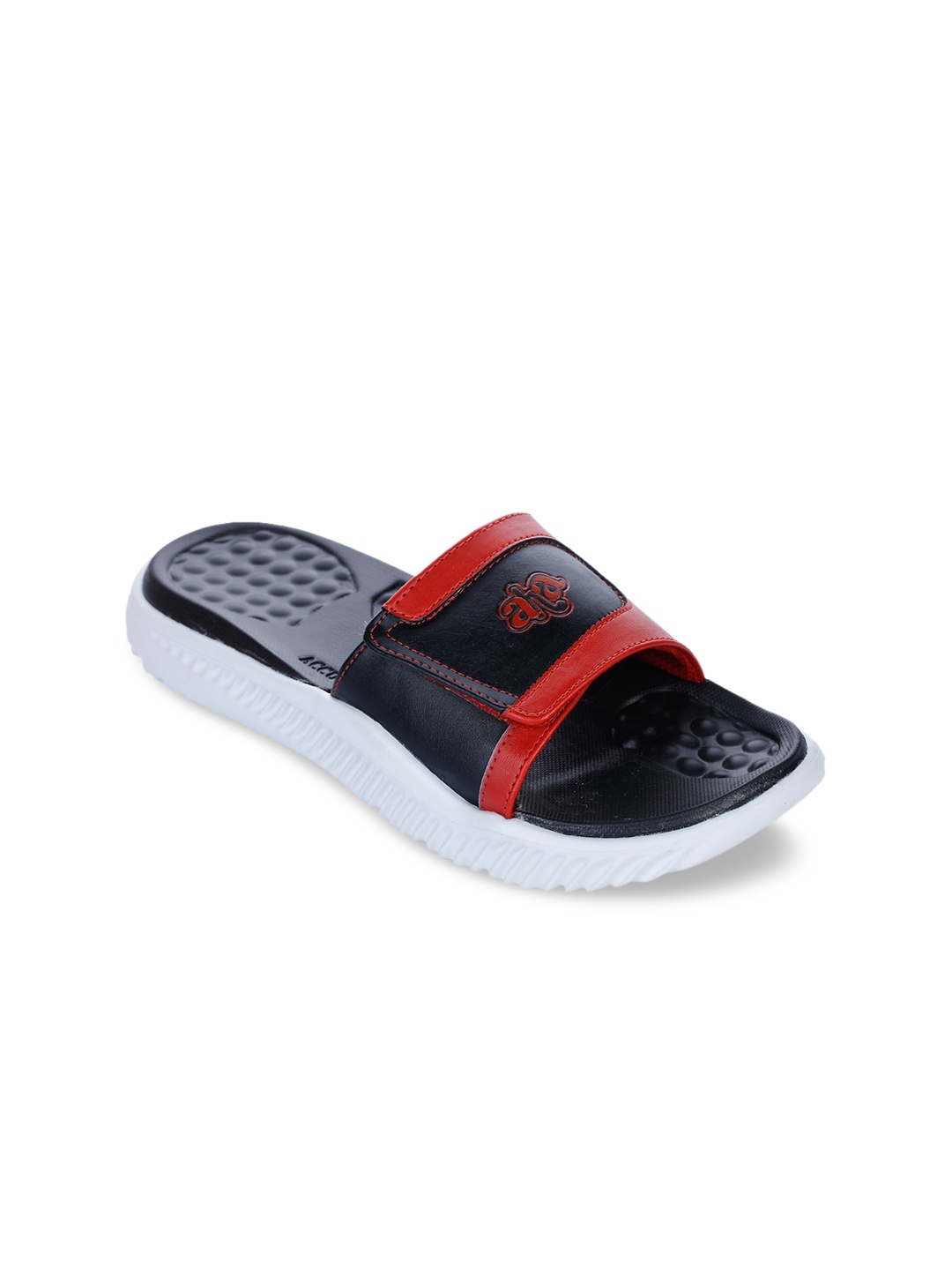 

Liberty Men Black & Red Colourblocked Sliders