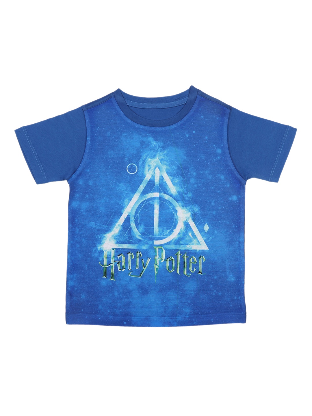 

Harry Potter Boys Blue Printed Round Neck T-shirt