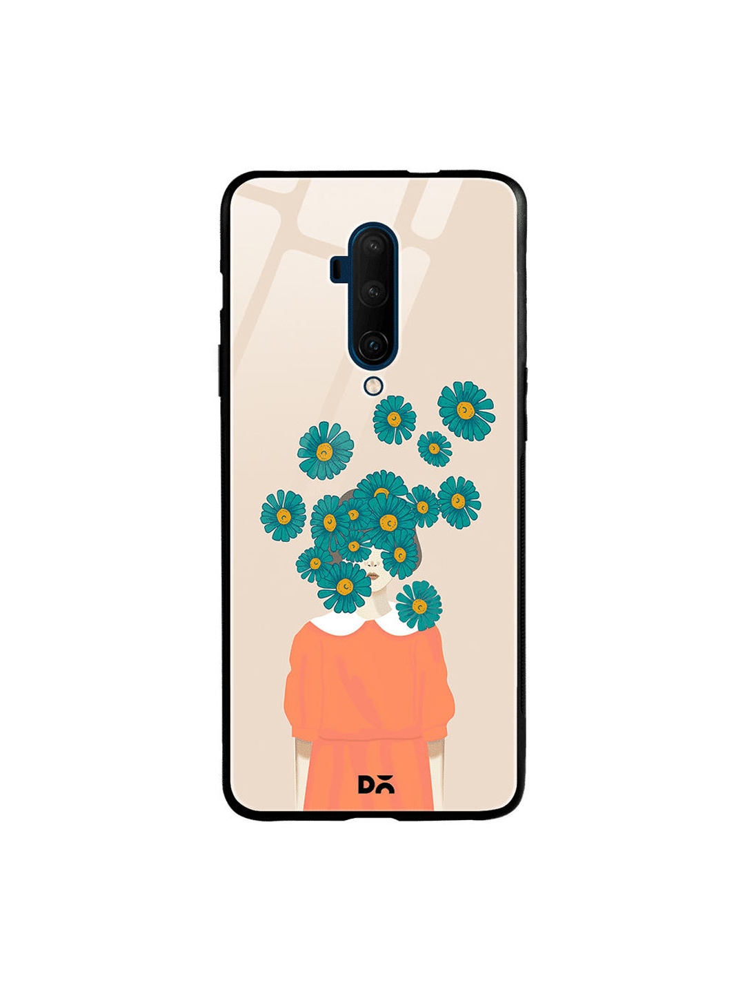 

DailyObjects Beige & Green Beautiful Daydreams OnePlus 7T Pro Glass Case