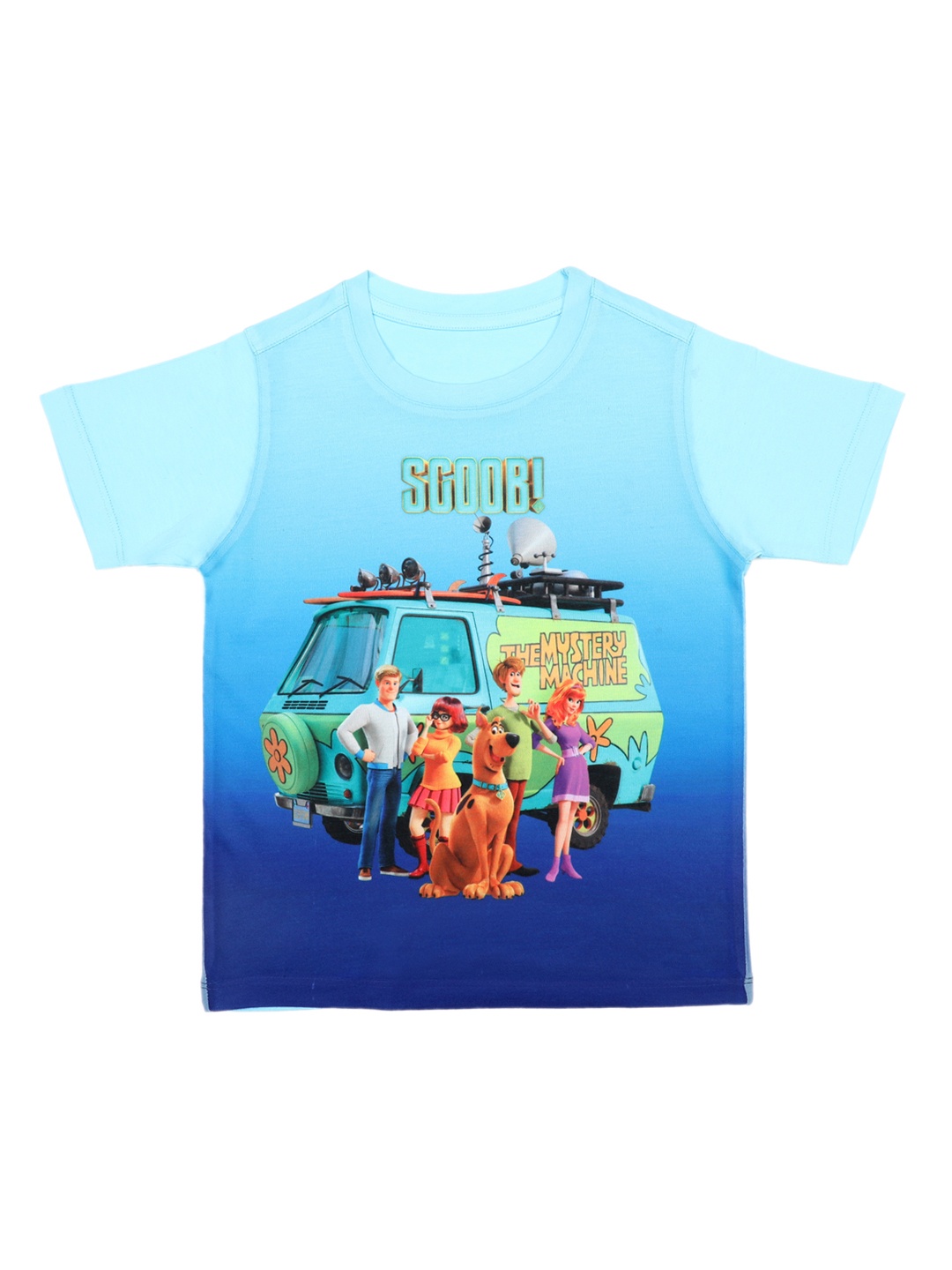 

Scooby-Doo Boys Blue & Brown Printed Round Neck T-shirt