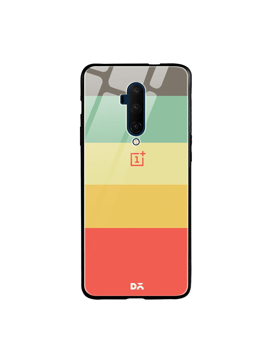 

DailyObjects Multicoloured Rainbow Quin OnePlus 7 Pro Glass Case, Multi