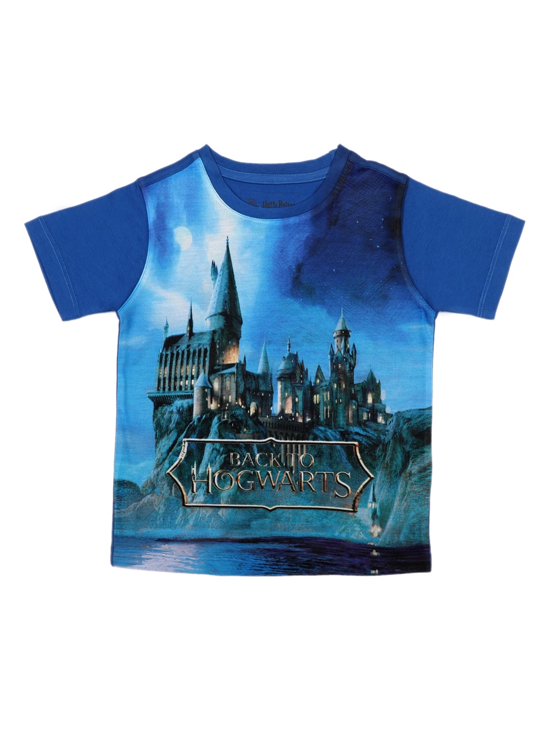 

Harry Potter Boys Blue Printed Round Neck T-shirt