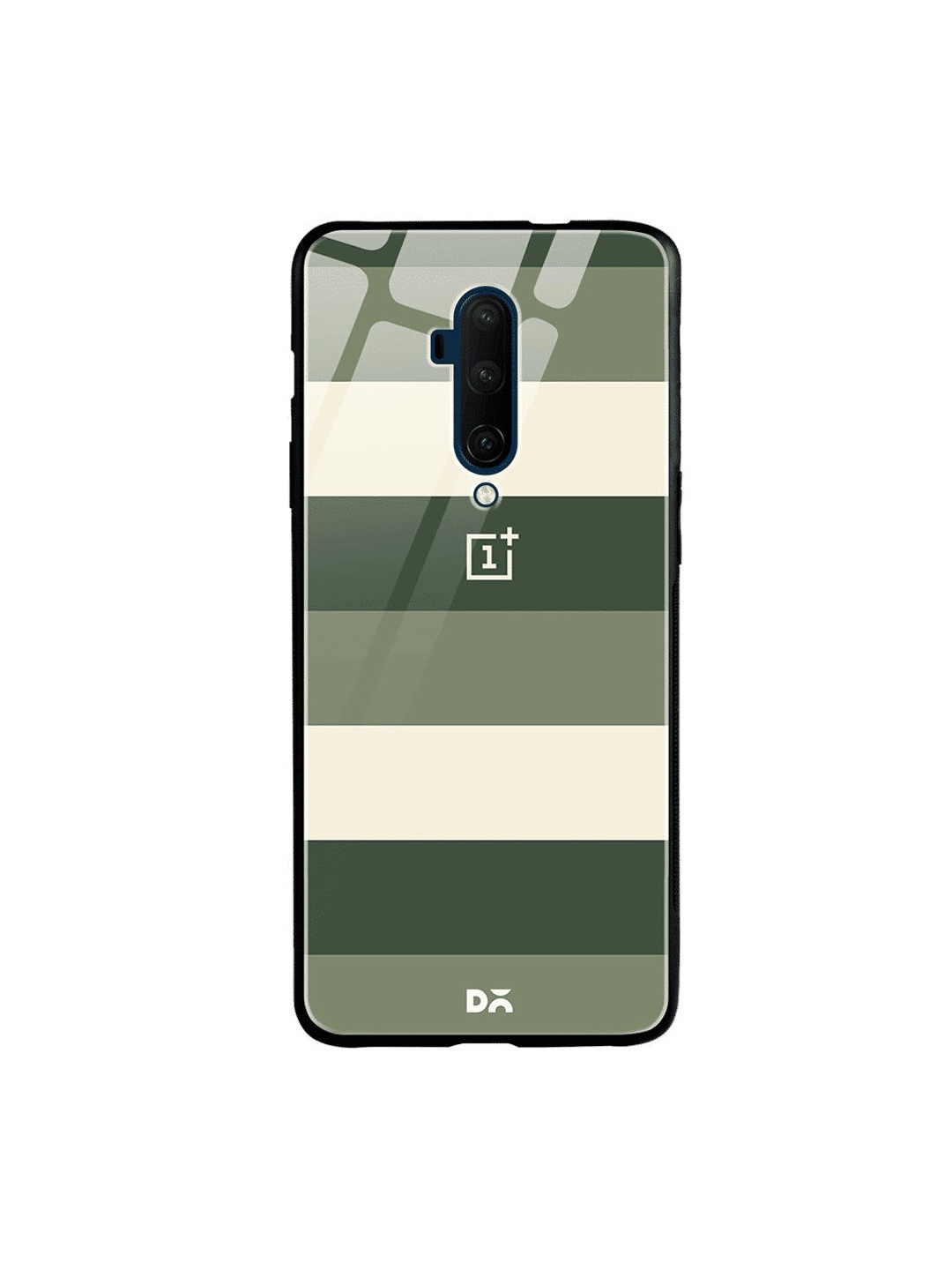 

DailyObjects Green & Beige Camo Lines OnePlus 7T Pro Glass Cover