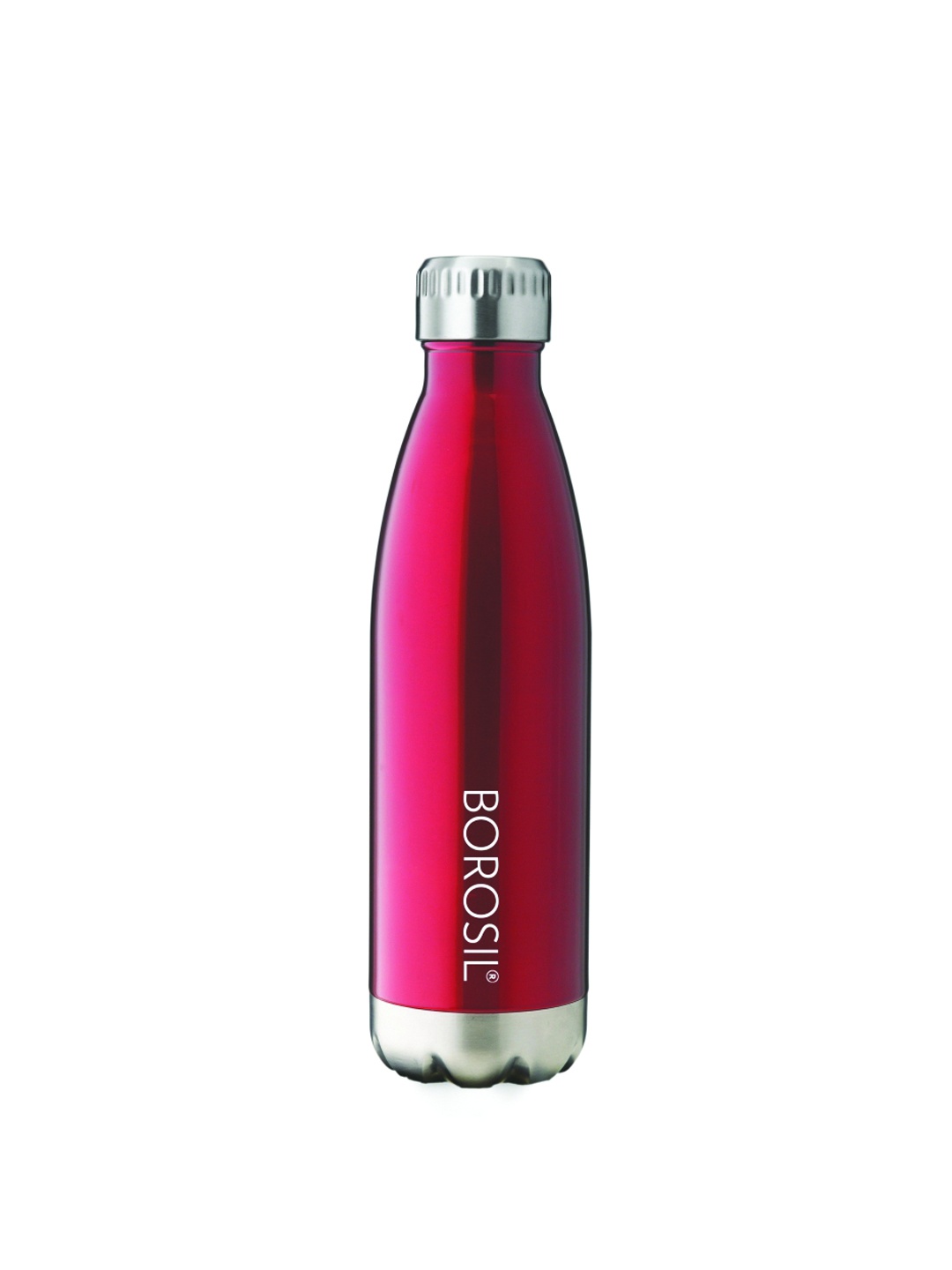 

BOROSIL Hydra Bolt Red Solid Trans Bolt Steel Vacuum Insulated Flask Water Bottle