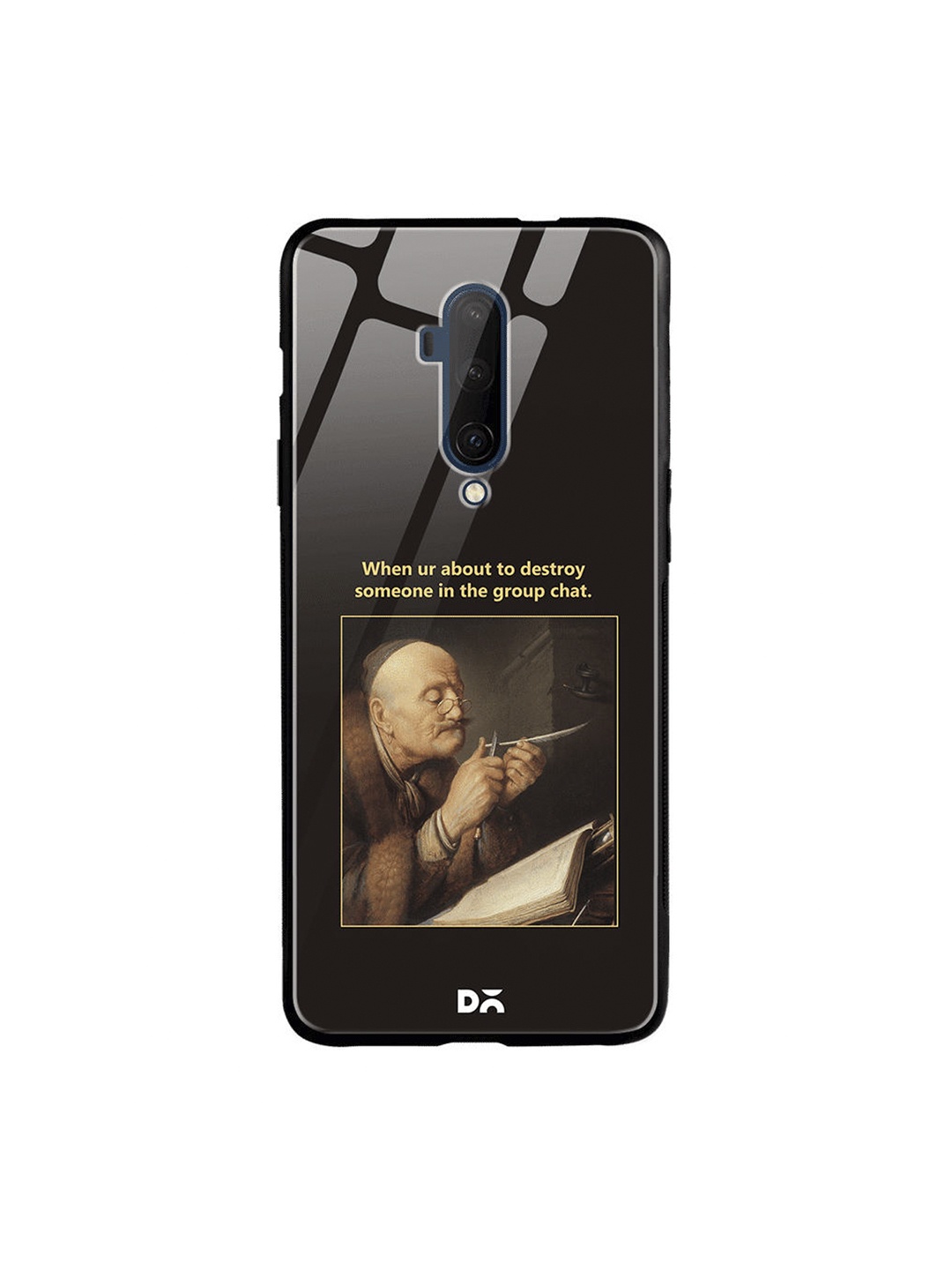 

DailyObjects Black & Brown Group Chat OnePlus 7 Pro Glass Cover