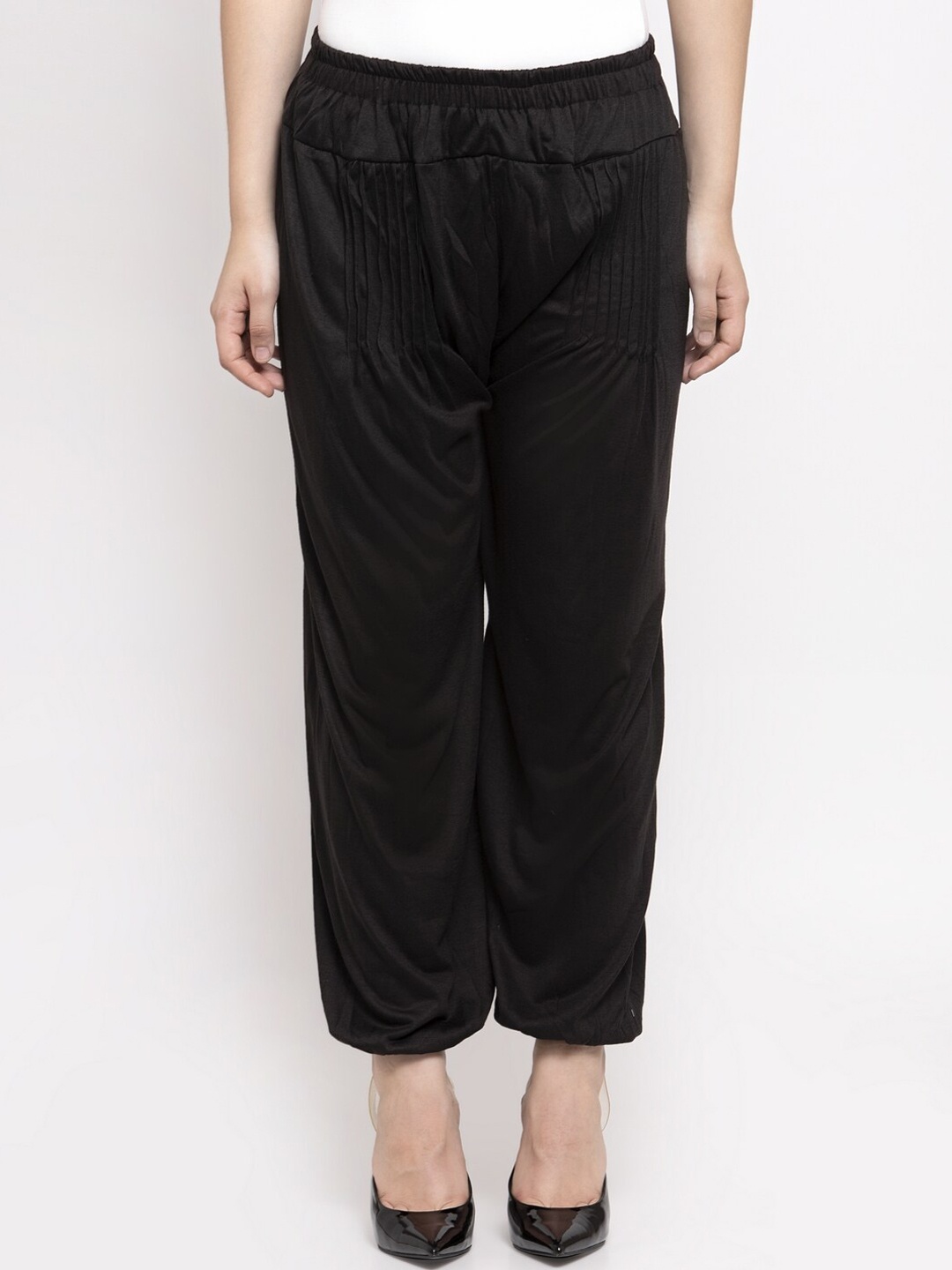 

GRACIT Women Black Solid Harem Pants