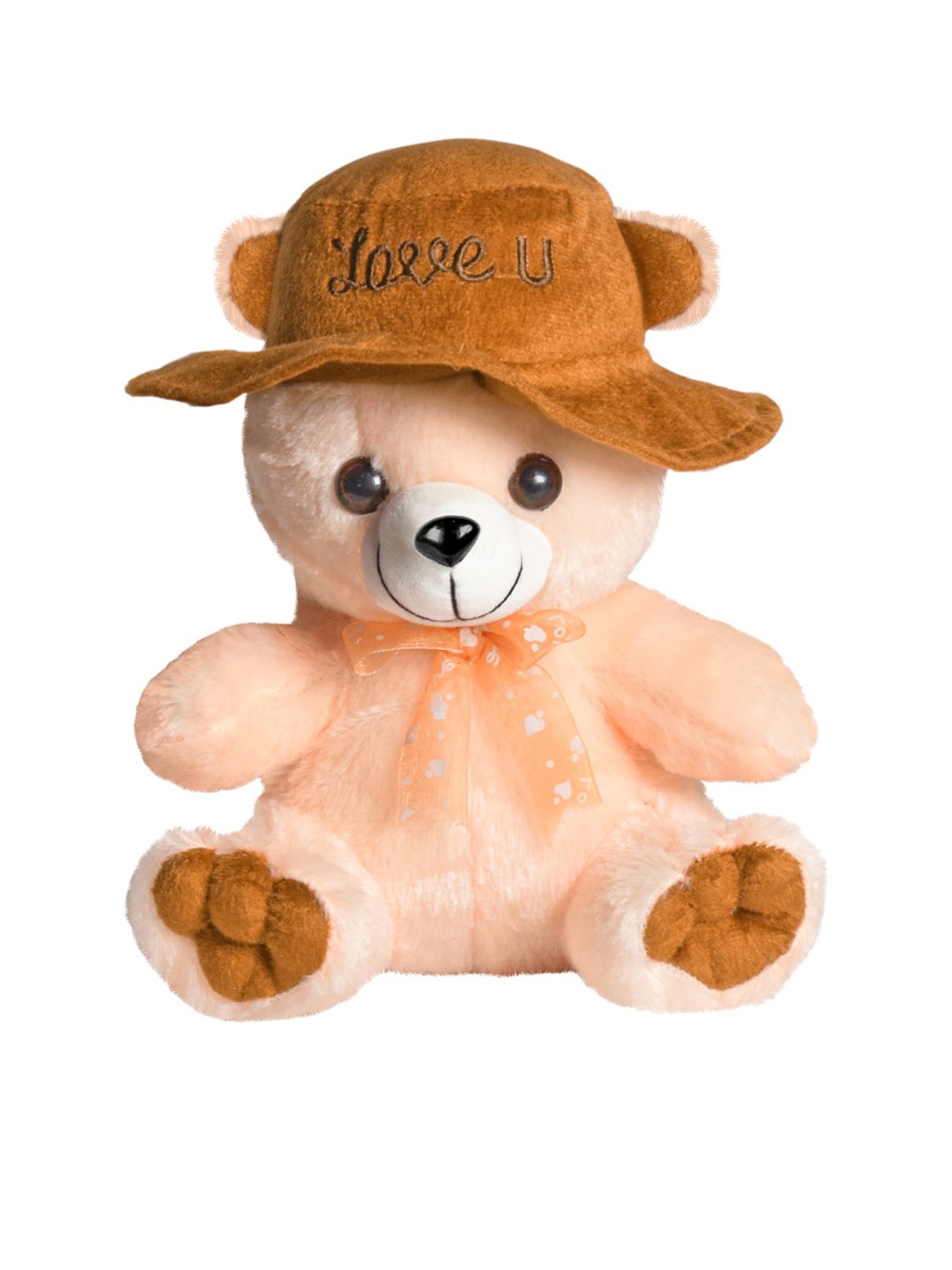 

Ultra Kids Cream-Coloured & Brown Cap Teddy 9 Inch Soft Toy