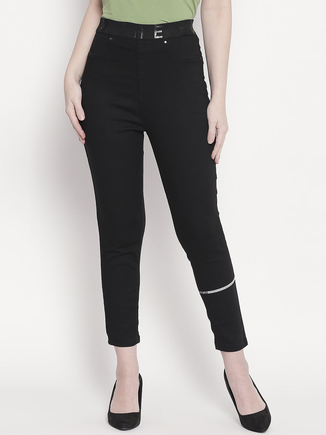 

SPYKAR Women Black Skinny Fit High-Rise Clean Look Jeans