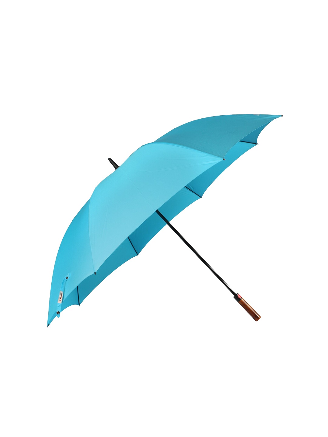 

Johns Unisex Turquoise Blue Solid Golf FRP Semi-Automatic Umbrella