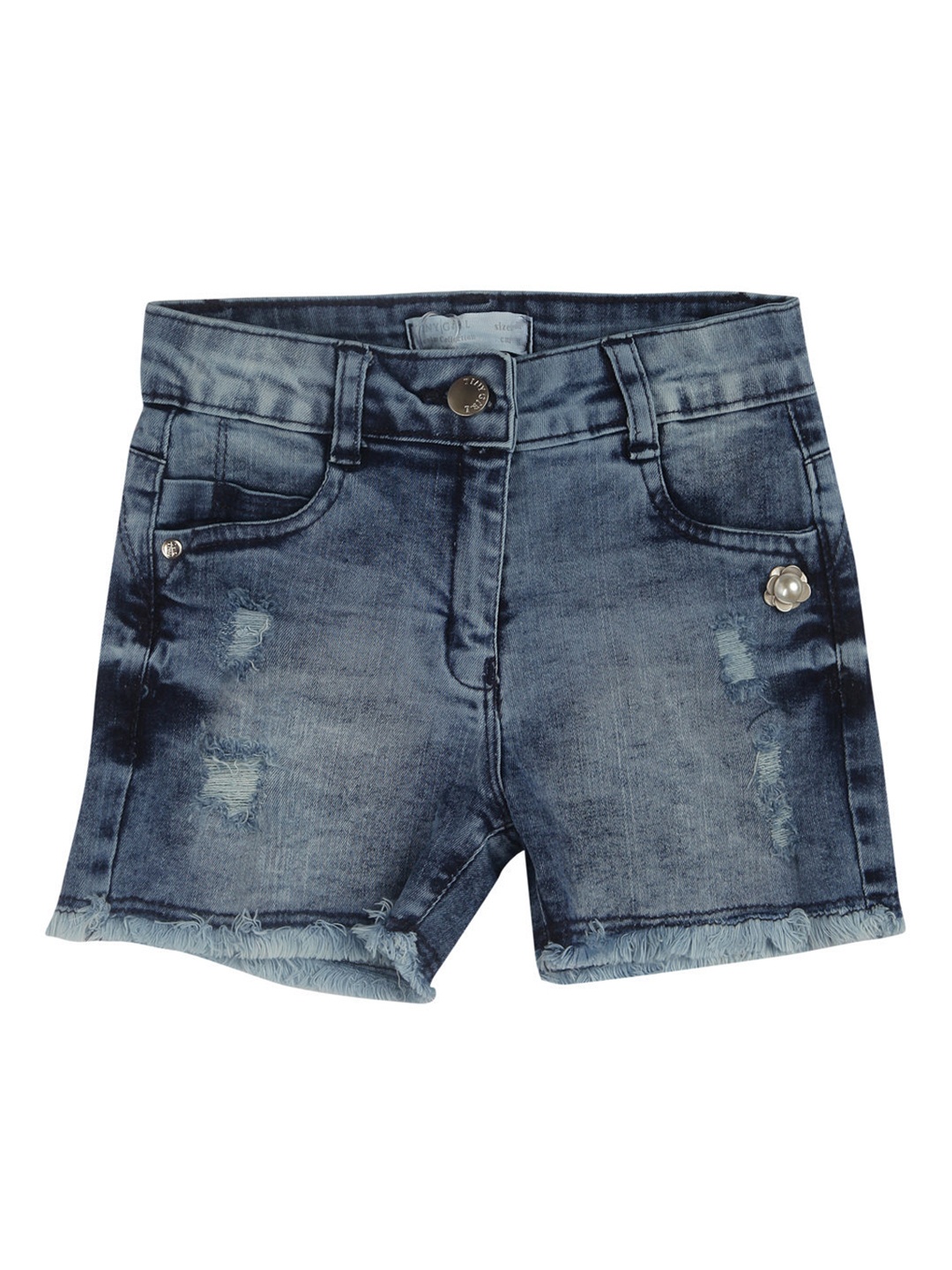 

Tiny Girl Girls Blue Washed Skinny Fit Denim Shorts