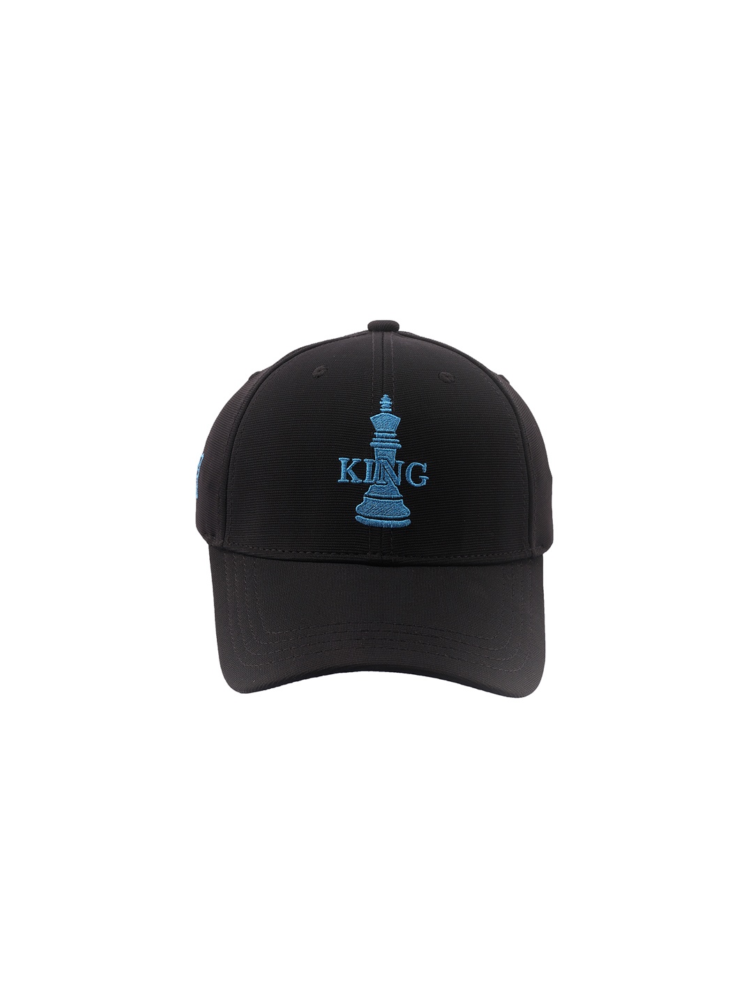 

Cap Shap Unisex Black & Blue Embroidered Baseball Cap