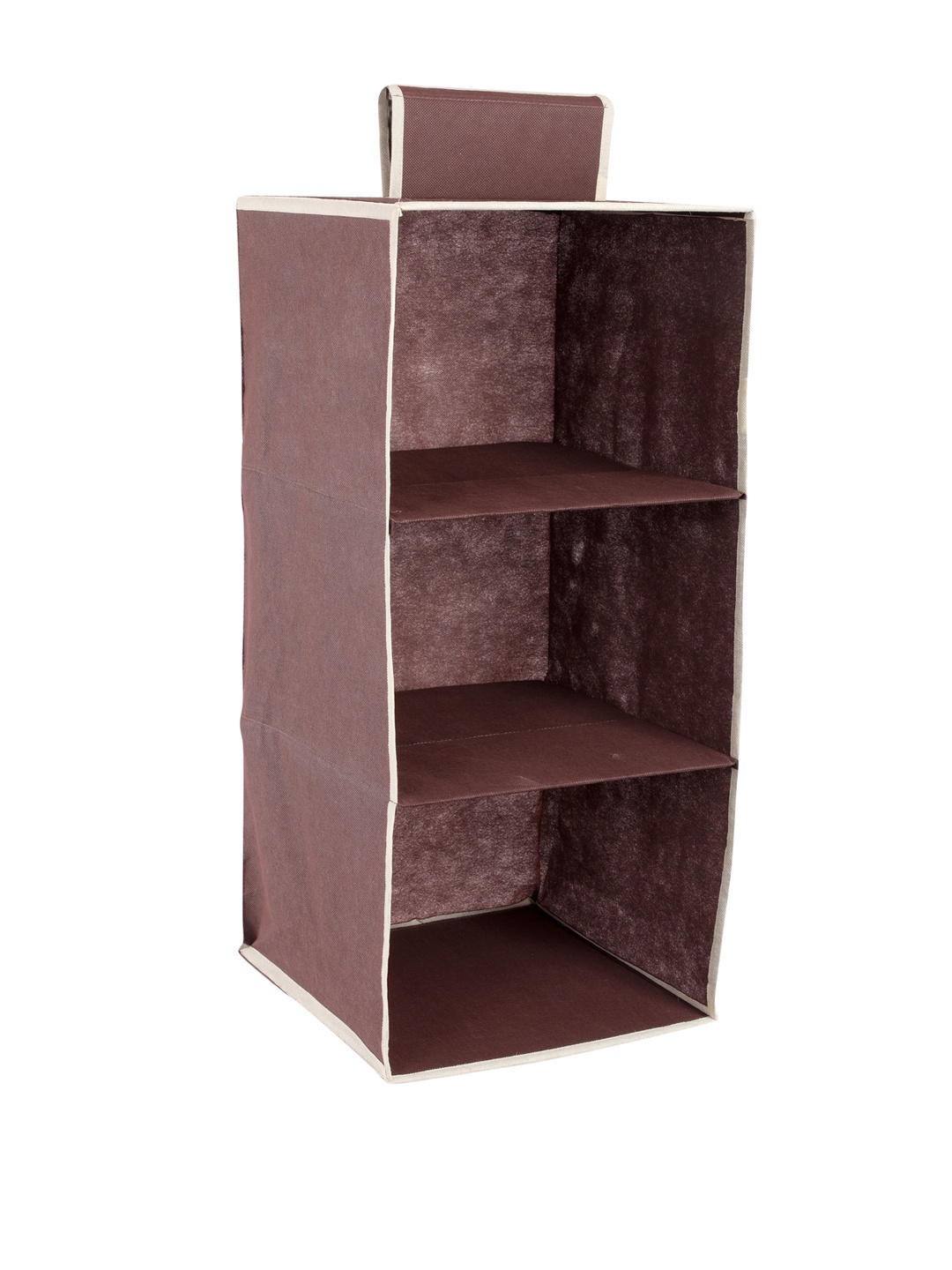 

My Gift Booth Unisex Brown Solid Hanging Foldable Wardrobe Organiser