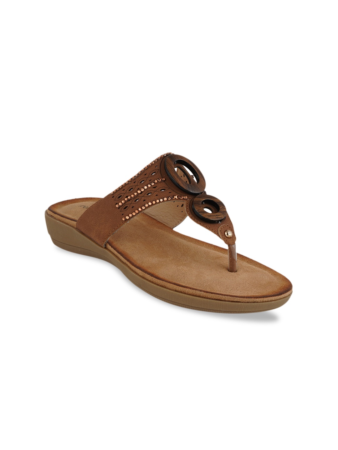 

pelle albero Women Brown Solid Flatform Heels