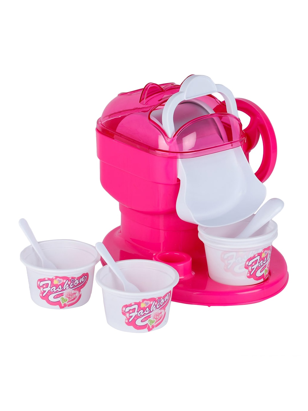 

Webby Kids Pink & White DIY Ice Cream Maker Machine Toy