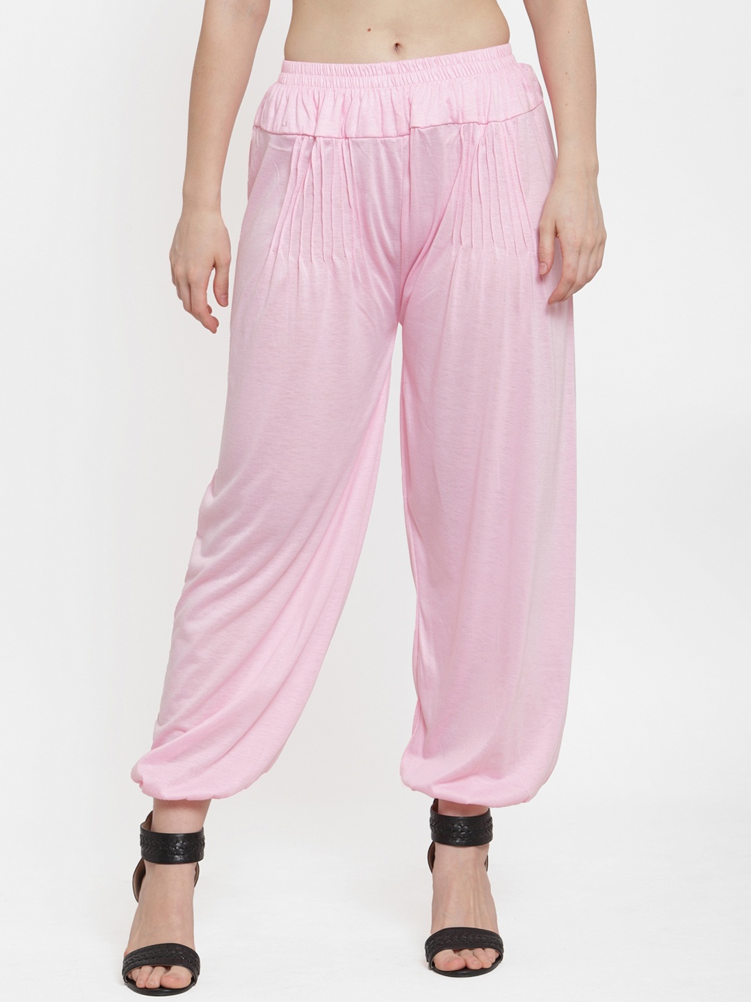 

GRACIT Women Pink Solid Harem Pants
