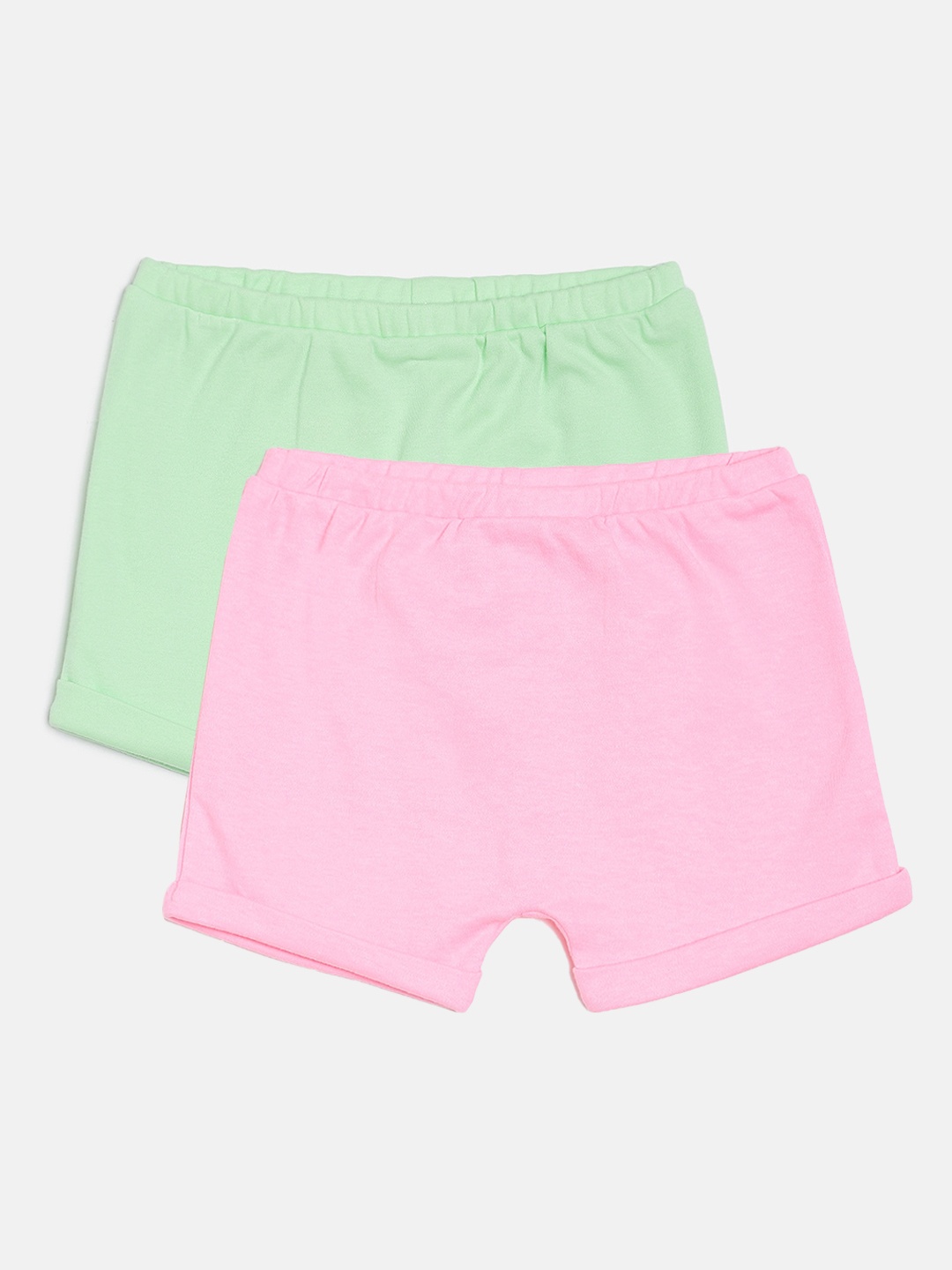 

MINI KLUB Girls Set of 2 Regular Shorts, Multi