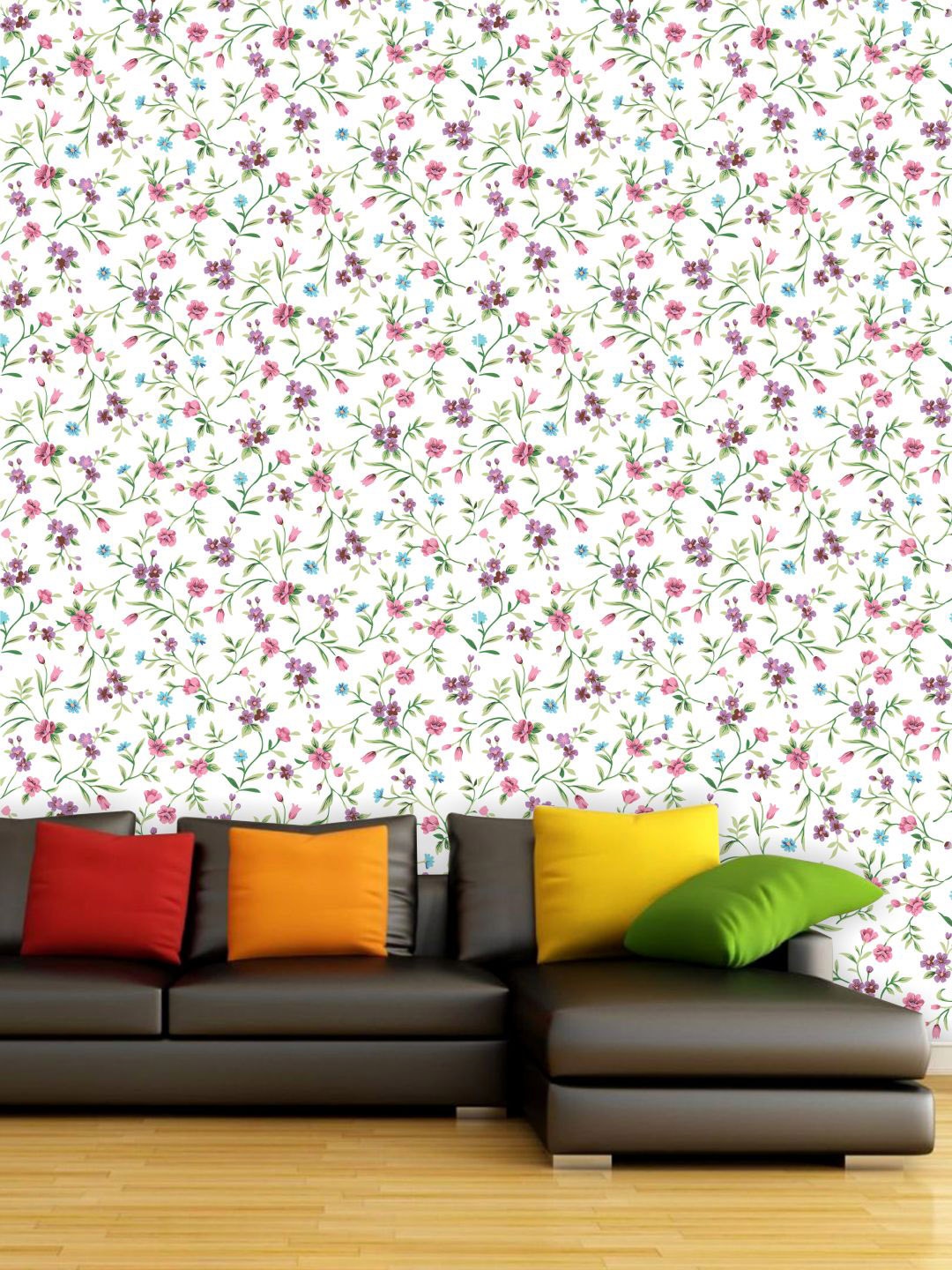 

PAPER PLANE DESIGN Purple & Pink Floral Waterproof Vinyl Wallpaper