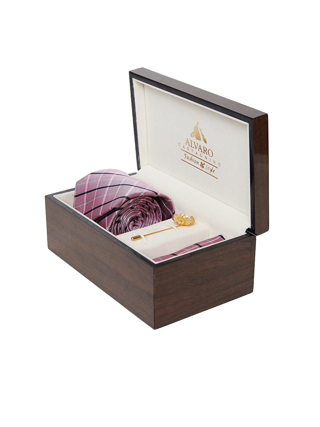 

Alvaro Castagnino Men Pink & Black Accessory Gift Set