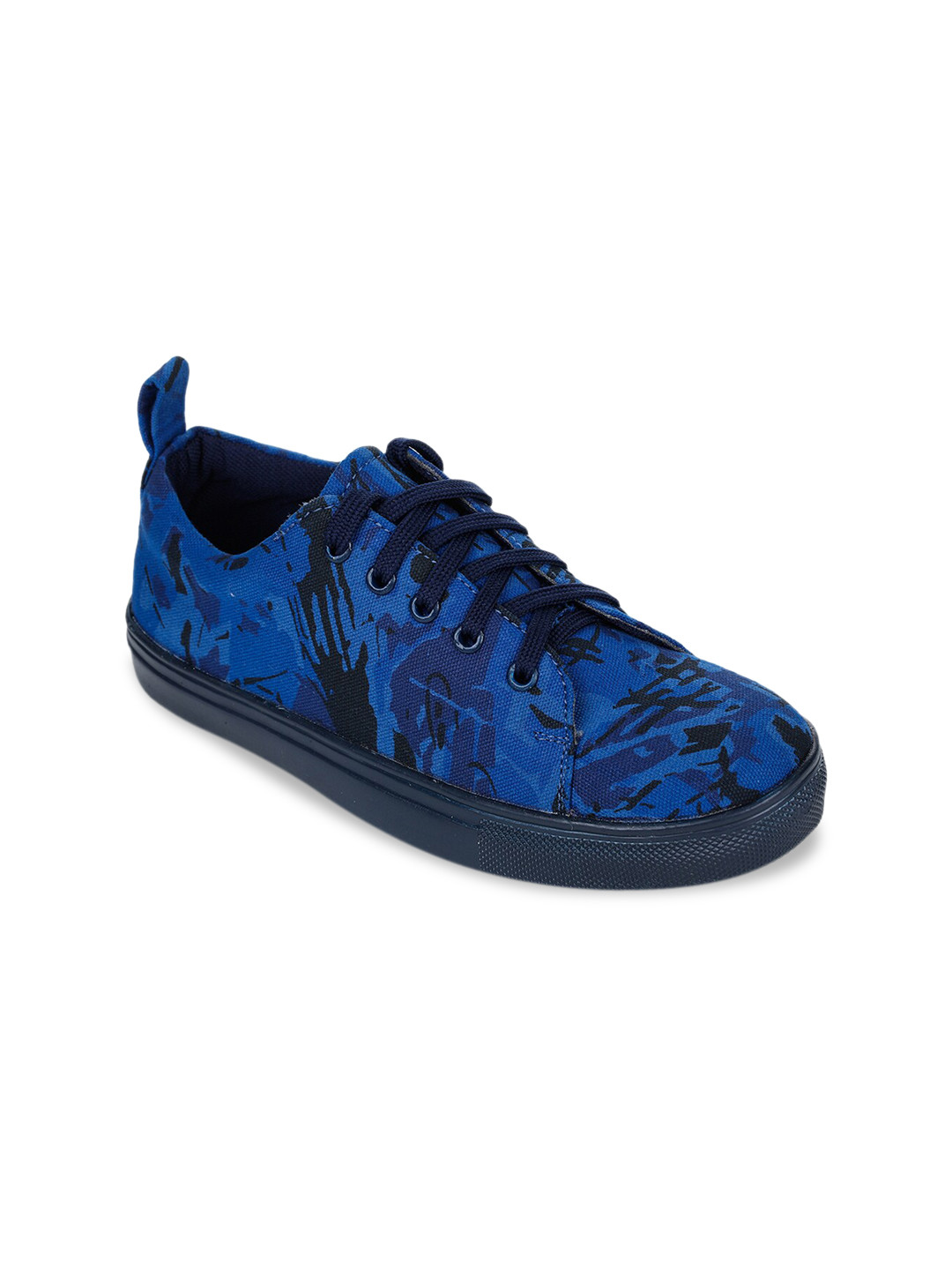 

Bruno Manetti Women Navy Blue & Black Sneakers