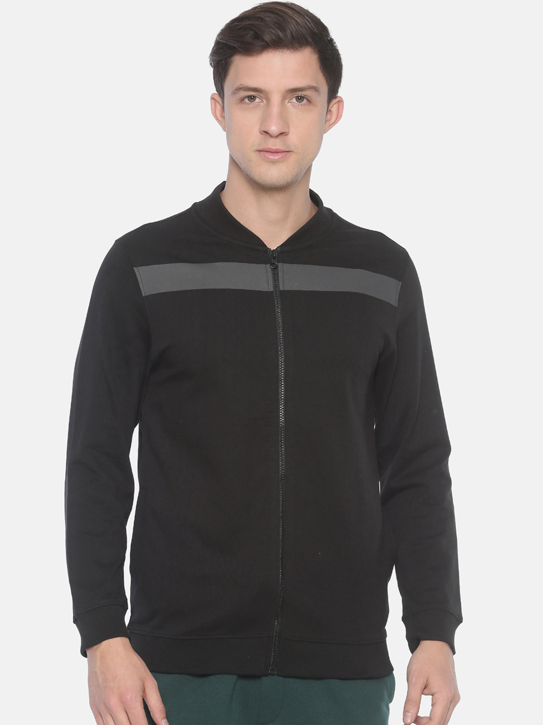 

Steenbok Men Black Printed Sweatshirt