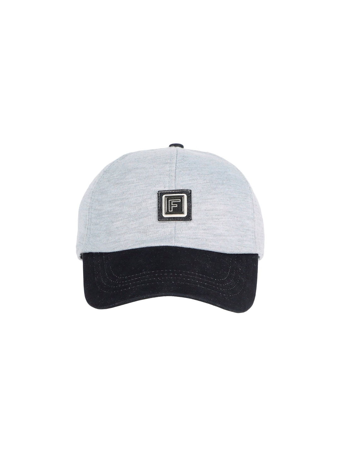 

FabSeasons Men Grey Solid Snapback Cap