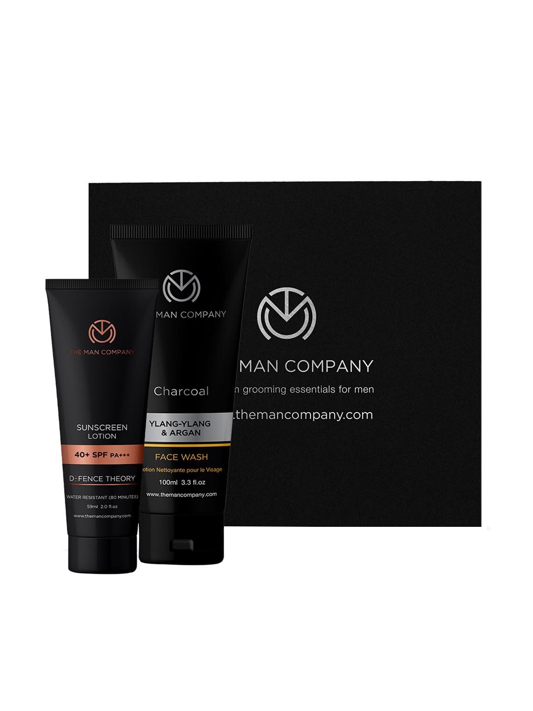 

THE MAN COMPANY Men's Grooming Kit, Black